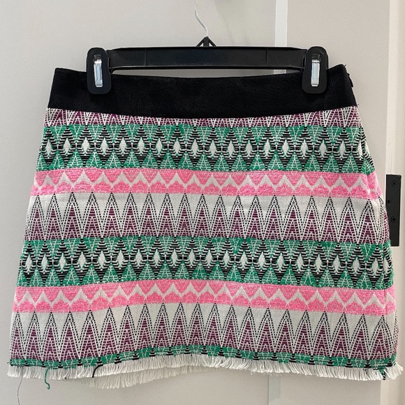 Milly mini skirt - embroidered with raw hem - Picture 1 of 4